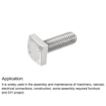 thumbnail image 5 of Cuadrada Cabeza Perno, M10x30mm Completamente Roscado 304 Inoxidable Acero Grado C Cuadrada Máquina Tornillo, 5 of 5