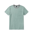 thumbnail image 4 of GENTS BLISS Short Sleeve Men T shirts Ribbed Crew Neck Shirts for Men Color Block Tee Shirts with Pocket, 4 of 10