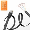 thumbnail image 3 of Cable Ethernet Jadaol Cat 6 de 15 m para exteriores e interiores, 10 Gbps, negro, 3 of 8