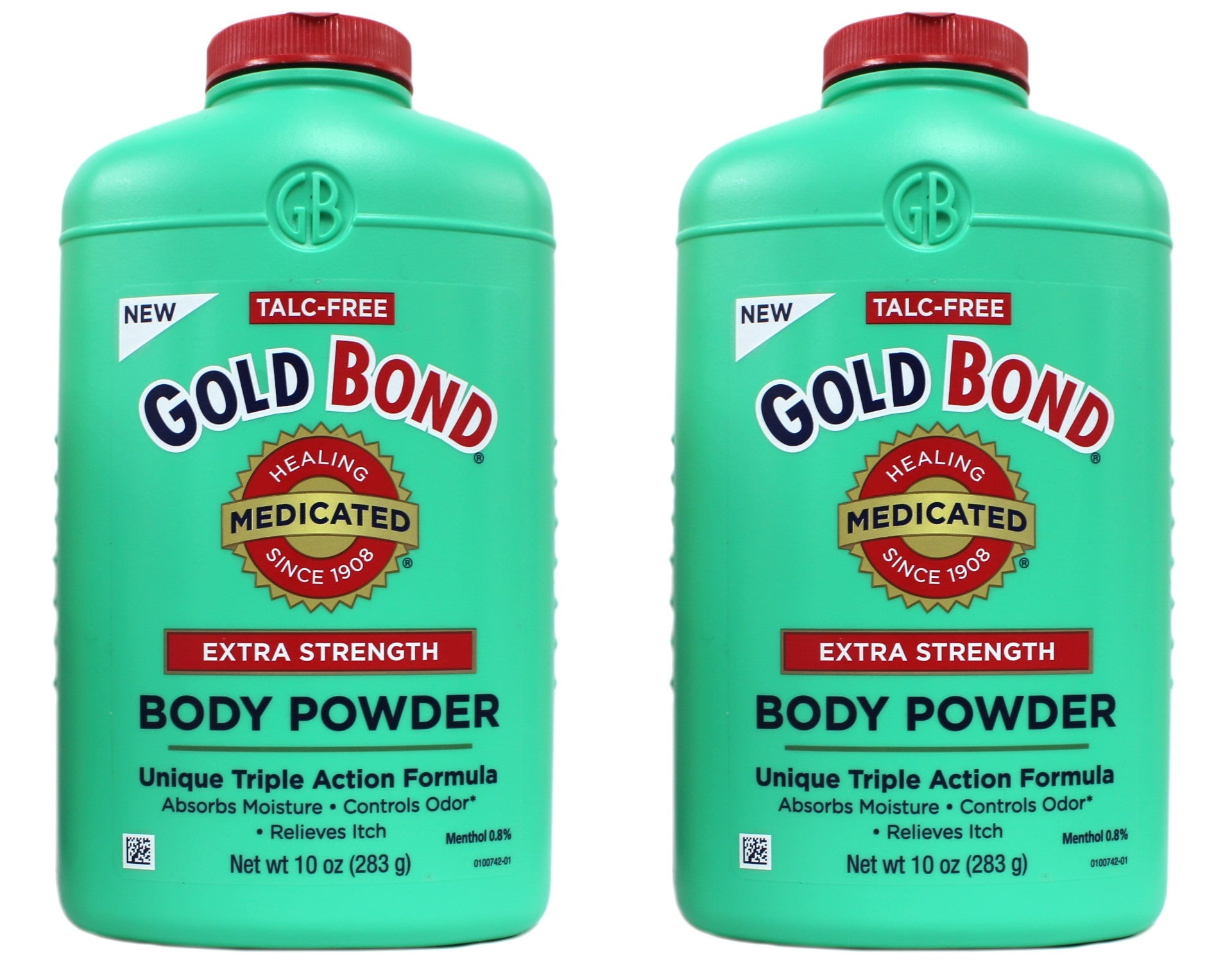 2 Pack Gold Bond Body Powder Medicated Extra Strength 10 oz Each
