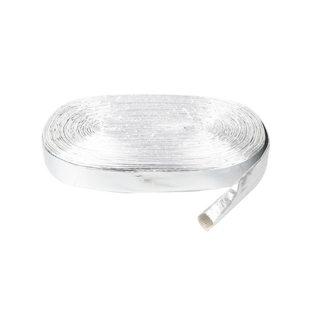 Rollo de revestimiento térmico de fibra de vidrio para fundas aluminizadas de automóviles, accesorios multiusos 2 metros