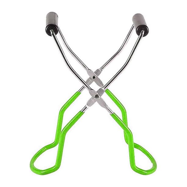 Abrazadera para tarros ADVEN, pinza para botellas, pinza para enlatar, boca ancha, multiusos, para cocina, accesorios para el hogar, elevador antiescaldaduras, herramientas de elevación, color verde