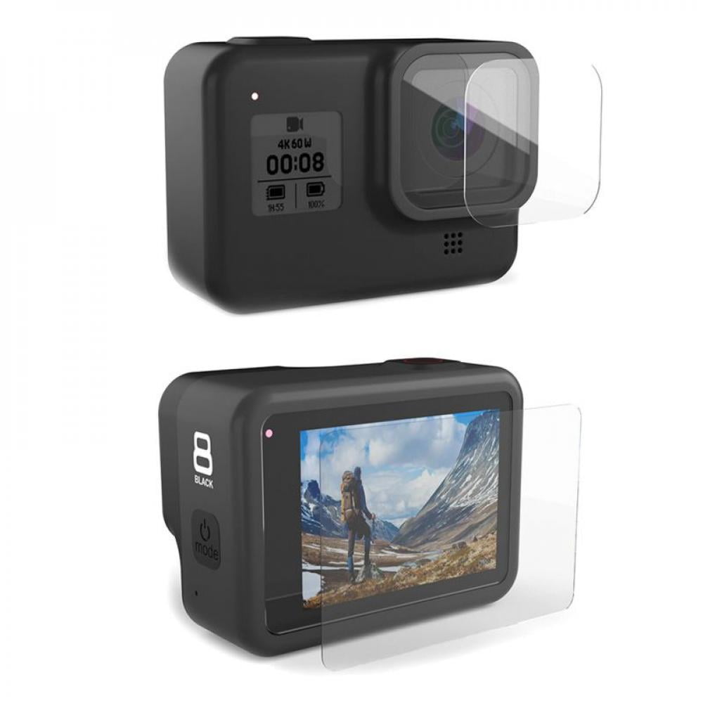 Ielectr Screen Tempered Film For Gopro Hero 8 Black Screen Protector Lens Walmart Com Walmart Com