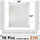 thumbnail image 4 of 16 Pack Cat Repellent Outdoor Scat Mat Cats Dogs Plastic Mats With Spikes Clear Spiked Deterrent Training Pet Mat Cat Repellent Mats QIZ, 4 of 5