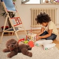 thumbnail image 4 of Realistic Plush Dog Lifelike Stuffed Puppy Doll Soft Dog Stuffed Animal Collectible Plush Puppy Toy For Home Decor And Collectors(Brown-14.96"), 4 of 5