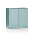thumbnail image 4 of 100% Solid Wood 32" Bathroom Cabinet with Solid Doors, 2-Drawers and Adjustable Shelves, 4 of 5