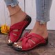 thumbnail image 4 of Amzcrzy Zapatos de mujer,Zapatos de mujer,Zapatillas de mujer, Sandalias de verano para mujer, informales, vintage, con tacón de aguja y suela gruesa, con cordones y costuras rectas. Sandalias Mujer, 4 of 5
