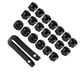 thumbnail image 1 of Broco Caperuza de Tornillo, 20pcs 17mm Tuerca de Rueda de Coche Auto Hub Tornillo Protección contra el Robo de caperuza de Tapa for Audi Negro, 1 of 5