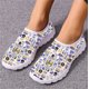 thumbnail image 1 of Sigma Gamma Rho Print Zapatos de viaje al aire libre para mujer Primavera Otoño Zapatillas antideslizantes resistentes a la suciedad Calzado cómodo para mujer, 1 of 5