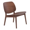 thumbnail image 1 of ZUO Priest Lounge Chair Walnut, 1 of 9