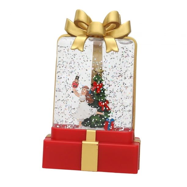 Linterna Navideña de Papá Noel, Farol de , Luz de Papá Noel, Linterna de Agua para Vacaciones, de Navidad, Decoración de Mesa Par Estilo B