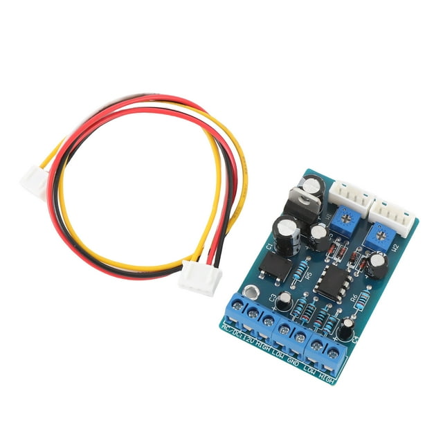 Placa del Controlador de Medidor de Nivel de DB, AC DC 12-15V Señal de Unidad ESTABLE VU PlacA del Controlador del Medidor Con Cable para Procesamiento de audio