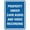 Blue, variant on Signs ByLITA Portrait Round Property Under 24hr Audio and Video Recording Sign - Laser-Engraved Lettering | Durable ABS Plastic | Vibrant Colors | Powerful Foam Tape (Red) - Small