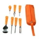 thumbnail image 2 of Juego de tallado de calabaza para Halloween, herramienta multiusos de acero inoxidable con bolsa de almacenamiento para decoración de farol, 7 Uds., 2 of 5