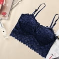 thumbnail image 4 of Soft Simple Sexy Breathable Wirefree Lace Bralette ，Average code, 4 of 5