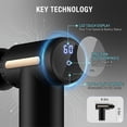 thumbnail image 5 of Massage Gun Deep Tissue - Portable Percussion Back Massager with 4 Heads for Muscle Relaxation & Body Comfort, 5 of 9