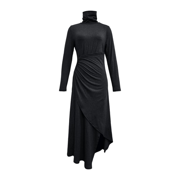 high slit turtleneck dress Amazon.com: Viatabuna Womens Velvet Turtleneck Long Sleeve Ruched Midi Dress Sexy Bodycon Backless High Slit Cocktail Party Dresses : Clothing, Shoes & Jewelry
