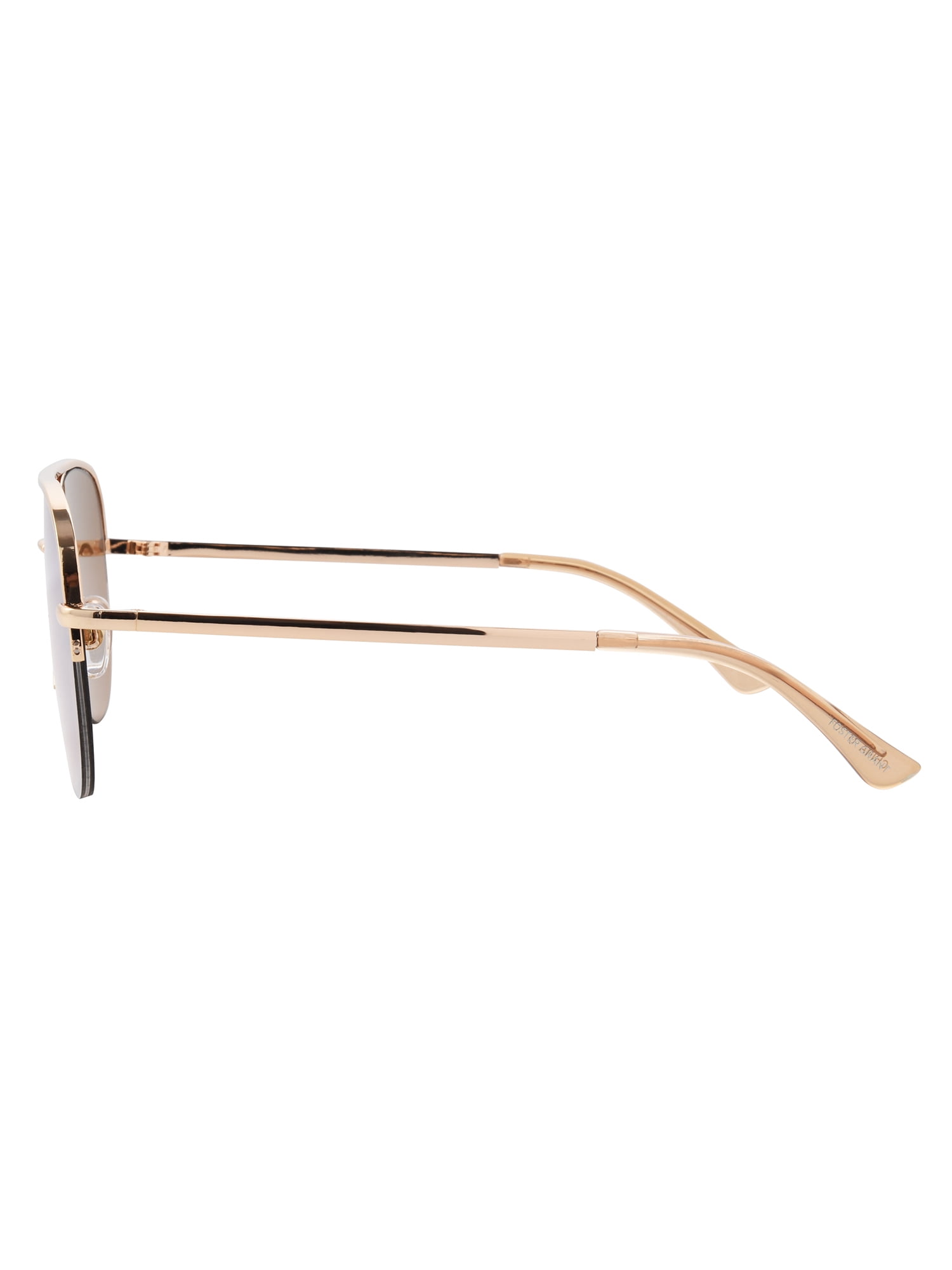 Foster Grant Women's Aviator Fashion Sunglasses Gold