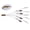 B, variant on M altemura Alabama Umbrella Rig 18g Multi-Arm Swimbait Fishing Lure with Willow Leaf Spinner Blades Metal Fishing Rig for Bass Trout Salmon Pike Freshwater & Saltwater Fishing Lures