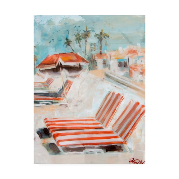 Trademark Fine Art 'The Lounge' Canvas Art by Kym De Los Reyes