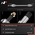 thumbnail image 2 of A-Premium CV Axle Shaft Assembly Compatible with Dodge Charger 2015-2018, Challenger 2017-2018 & Chrysler 300 2015-2018, V6 3.6L, AWD, Rear Left or Right, Replace# 52123958AE, 2 of 9
