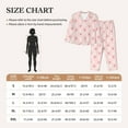 thumbnail image 4 of Pofeuu Rabbit And Cherry Print Womens Pajamas Set Long Sleeve Sleepwear Button Down Nightwear Soft Pj Lounge Sets Button Down Pajamas Women-XX-Large, 4 of 7