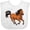 AA-White, variant on Inktastic Wild Mustang Horse Galloping Boys or Girls Baby Bib