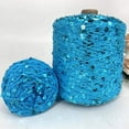 thumbnail image 2 of 50/Ball пряжа 140M Hand Knitting Cotton Yarn 3mm+6mm Sequins Yarn DIY for Woman Woollen Sweater Hat Scarf (AJ003), 2 of 7