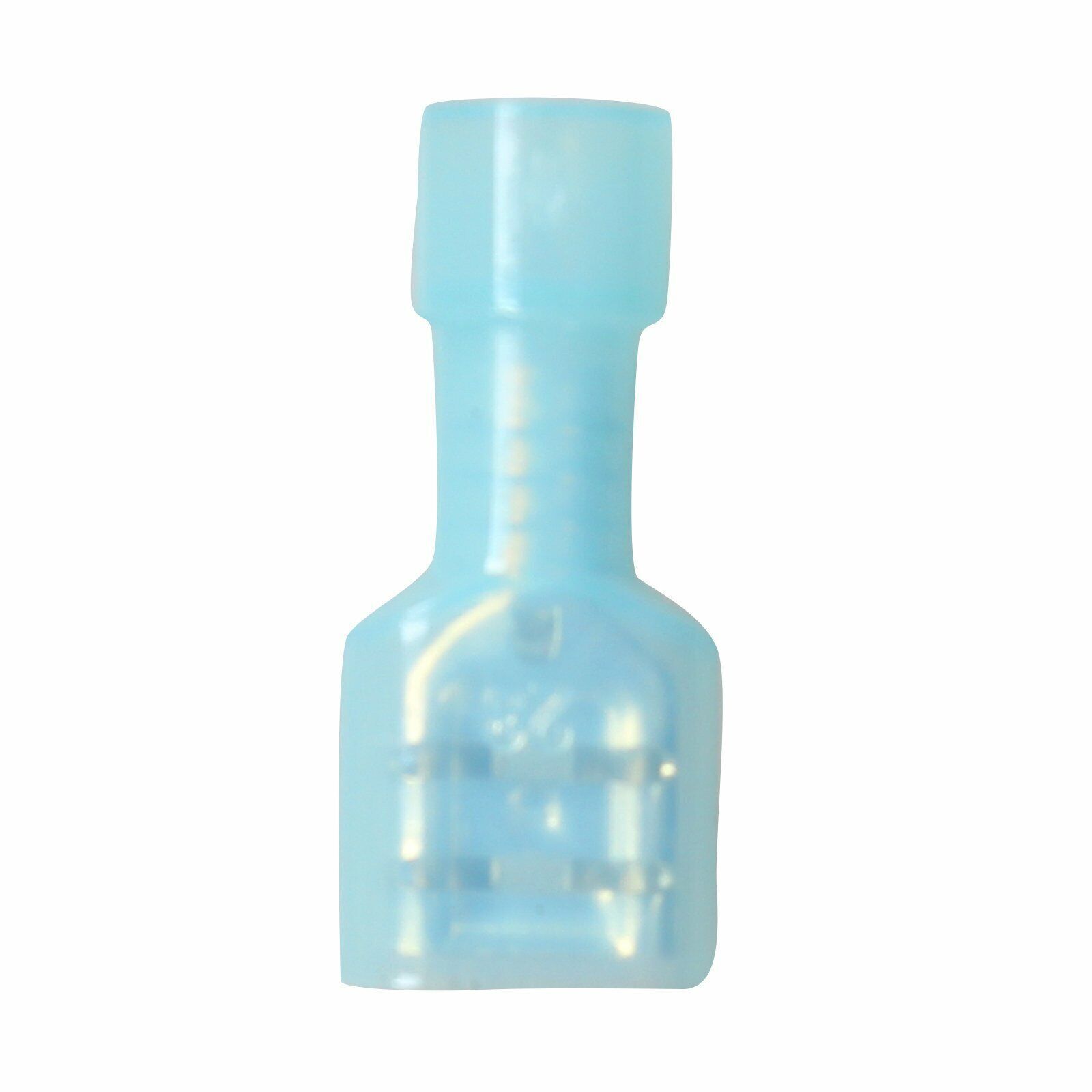 300Pcs Blue Fully Insulate Terminals Female Electrical Spade Crimp Connectors