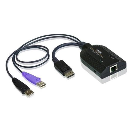 UPC: 0672792402159 | ATEN KA7169 USB DisplayPort Virtual Media KVM Adapter with Smart Card Support