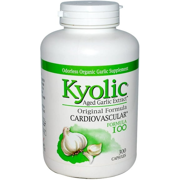 Kyolic Garlic Formula 100 Original Cardiovascular Formula (300 Capsules)