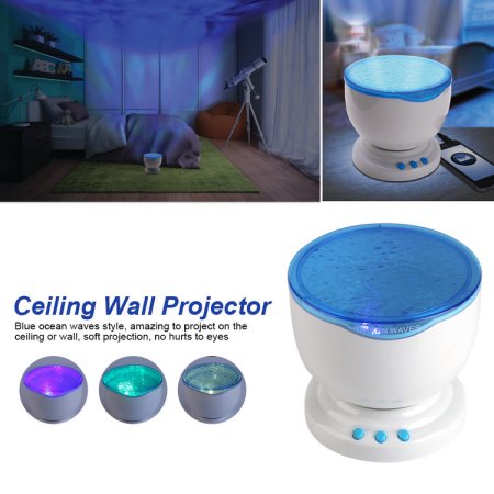 Led Night Light Projector Ocean Daren Waves Projector Lamp With
