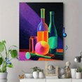 thumbnail image 4 of Vibrant Still Life Bottles & Sphere Canvas Print Wall Art for Living Room Kitchen Bar Office, 4 of 8