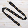 thumbnail image 3 of Lashicorn Black with Gold Stars Beaded Purse Strap 49 Football Colorado Missouri Gold Clasp Game Day Clear Stadium Bag Sports Pittsburg New Orleans, 3 of 4