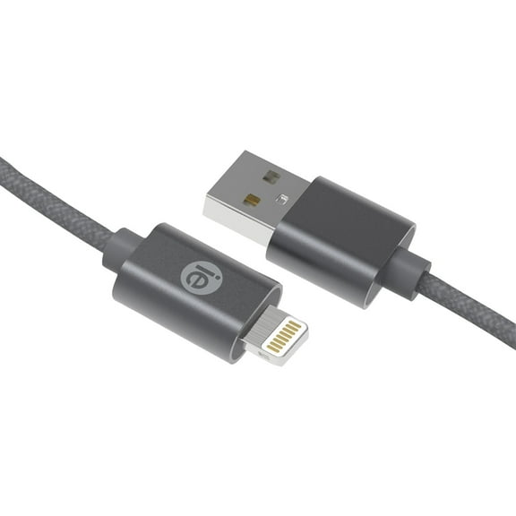 6FT USB-C TO LIGHTNING BRAIDED GRAY/BLACK