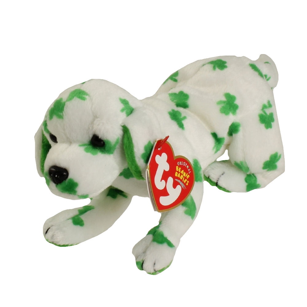 TY Beanie Baby - SENNA-KUN the Dog ( Brown Paws & Red Heart