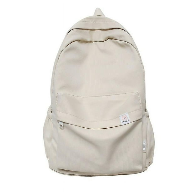 Mochila Escolar,Útiles Escolares De Regreso A La Escuela, Útiles Escolares Estéticos, Útiles Escolares Kawaii, Lindas Mochilas Escolares Para Niñas Adolescentes-beige
