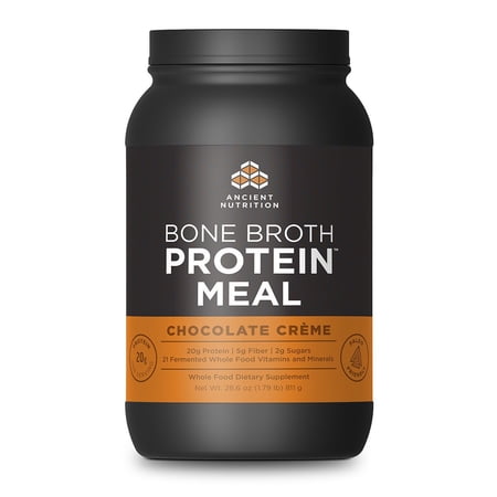 Ancient Nutrition, Bone Broth Protein Meal, Chocolate Creme, 20 Servings