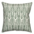 thumbnail image 2 of Creative Products Herringbone Print Green 18 x 18 Indoor / Outdoor Pillow, 2 of 8