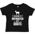 thumbnail image 3 of Inktastic Easily Distracted by Goats Boys or Girls Toddler T-Shirt, 3 of 5