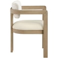 thumbnail image 4 of Meridian Furniture Ravina Cream Vegan Leather and Linen Textured DC (Set of 2), 4 of 11