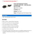 thumbnail image 2 of Front Left Suspension Air Strut - Compatible with 2003 - 2006 Mercedes-Benz E55 AMG 2004 2005, 2 of 2