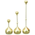 thumbnail image 1 of Christmas Decor Set of 3 Candle Stick Holders Candle Centerpieces for Tables Taper Candlesticks for Table Centerpiece Christmas Dinner Modern Home Decor(Silver) Christmas Decorations, 1 of 9