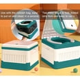 thumbnail image 2 of Toilette de Camping Portable, Toilette de Voyage Pliable, Toilette de Camping Extérieure avec 20 Sacs de Toilette 1 Sac de Rangement, Toilette de Voyage Pliable, 2 of 7