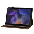 thumbnail image 6 of SaniMore for Samsung Galaxy Tab A8 (SM-X200/X205) 2021 Case, PU Leather Case with Card Slot & Kickstand Pencil Holder & Hand Strap Shockproof Protective Case for Women Girls, Brown, 6 of 8