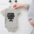 thumbnail image 5 of Future Gaming Buddy Gamer Dad Joke Romper Boys or Girls Infant Baby Brisco Brands 24M, 5 of 6