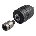 thumbnail image 5 of 2-13Mm 1/2 Inch Keyless Drill-Chuck Screwdriver Impact Driver Adapter Hex Shank, 5 of 8