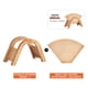 thumbnail image 4 of Fiudx Portafiltros de Café de Madera Hecho a Mano, Diseño Giratorio, Almacenamiento Limpio y Práctico, Base Antideslizante de Silicona, Construcción Duradera de Madera Maciza, Esencial para Oficina y, 4 of 4