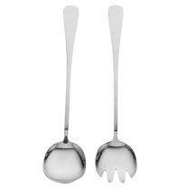 Yongwei salad spoon 1 Set Large Serving Spoons and Fork for Buffet Utensil Daily Use Serving Spoon
