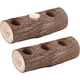 thumbnail image 1 of 2 portavelas de madera largos con 3 agujeros para velas de té, 1 of 5